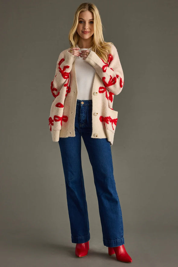Bow Cardigan