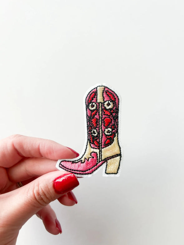 Cowgirl Boot Patch Patch