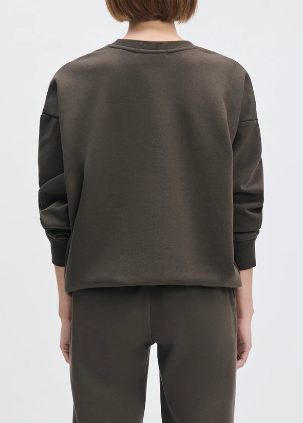 Favorite Daughter Collegiate Sweatshirt in Coffee Gardenia