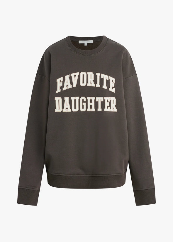 Favorite Daughter Collegiate Sweatshirt in Coffee Gardenia
