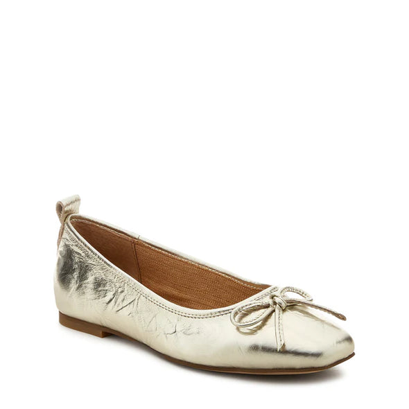 KELSI DAGGER Frankie Gold Ballet Flats