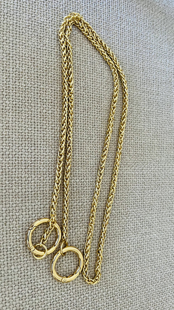 German Fuentes Leather Bee Clutch