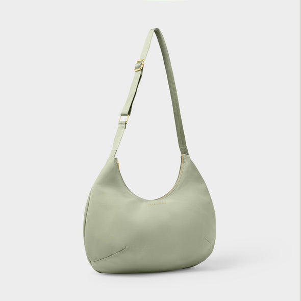 Nylon-Luxe Sling Shoulder Bag