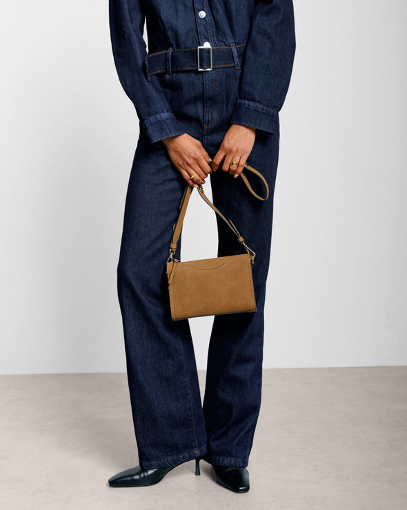 Alba Suedette Crossbody Bag