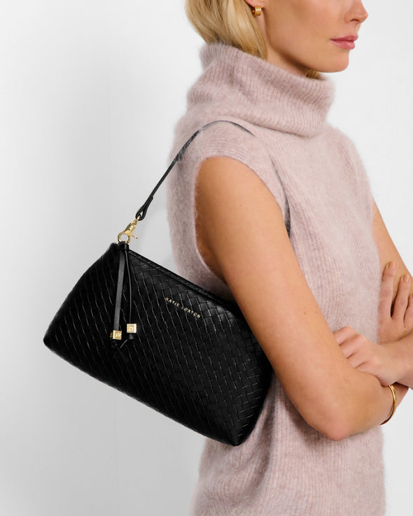 Nova Woven Texture Clutch