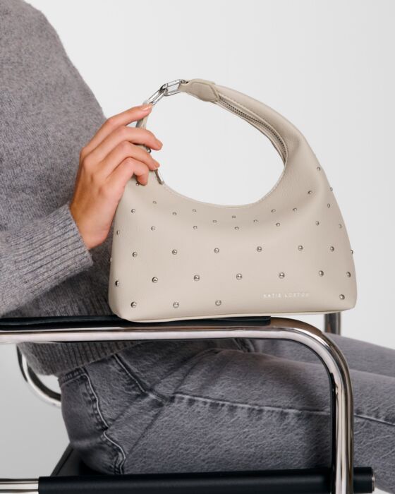 Meela Studded Multiway Bag in Oyster