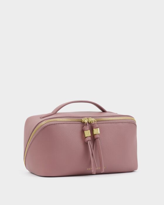 Soho Medium Makeup & Toiletry Bag in Deep Rose
