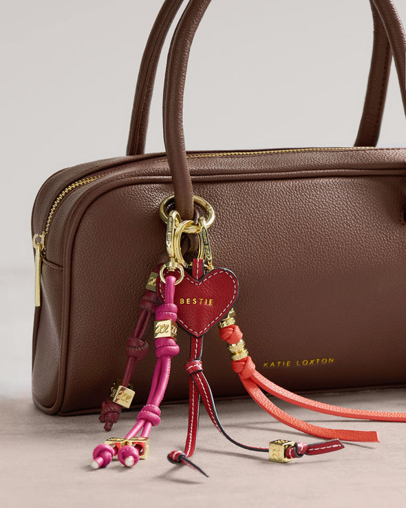 Heart Bag Charm Keychain