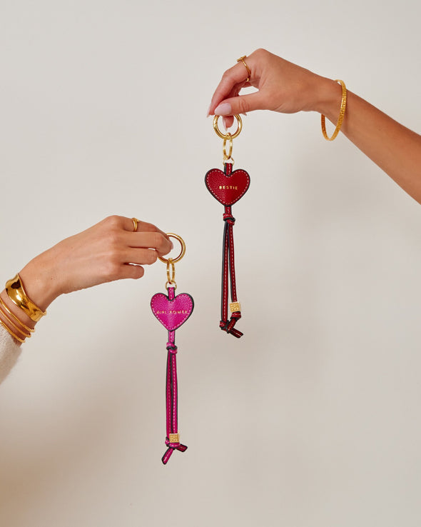 Heart Bag Charm Keychain