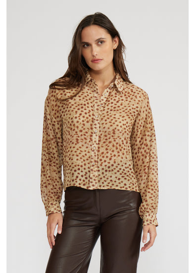 Marla Animal Long Sleeve Top