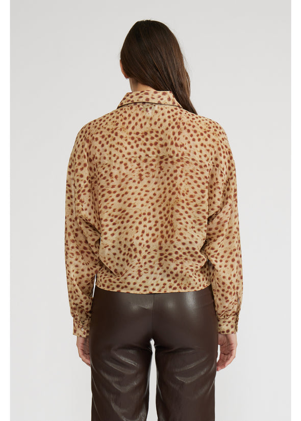 Marla Animal Long Sleeve Top