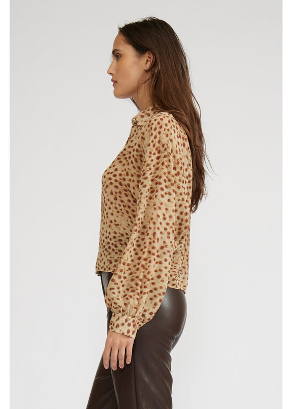Marla Animal Long Sleeve Top