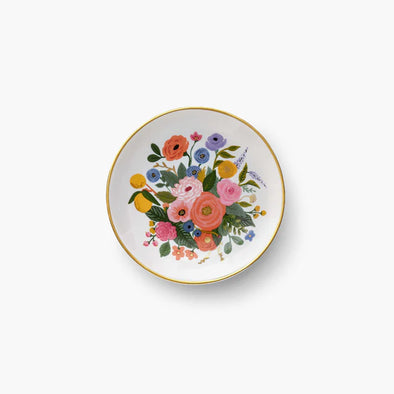 Garden Party Bouquet Porcelain Ring Dish