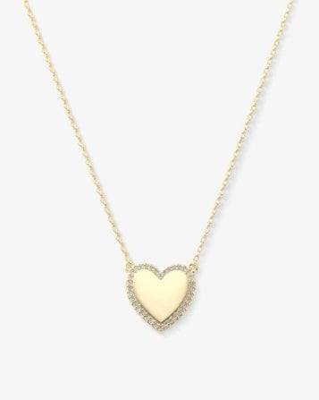 You Have My Heart Pave Necklace 15'