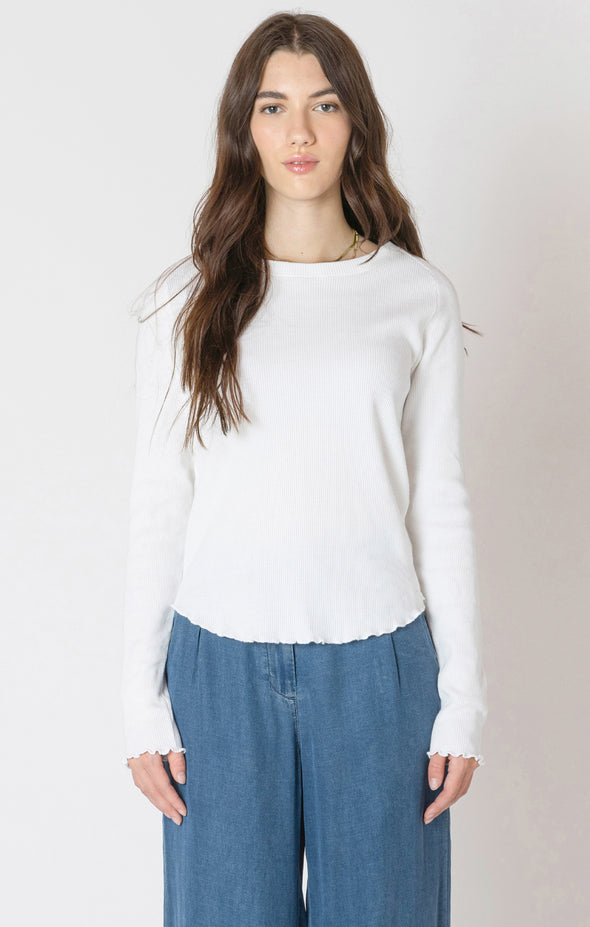 White Thermal Tee