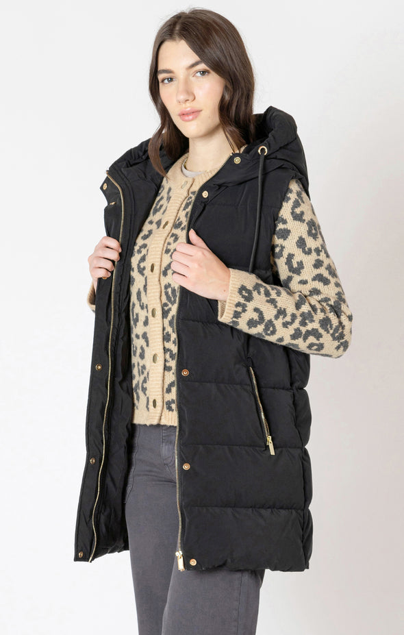 The Luxe Layer Hooded Puffer Vest