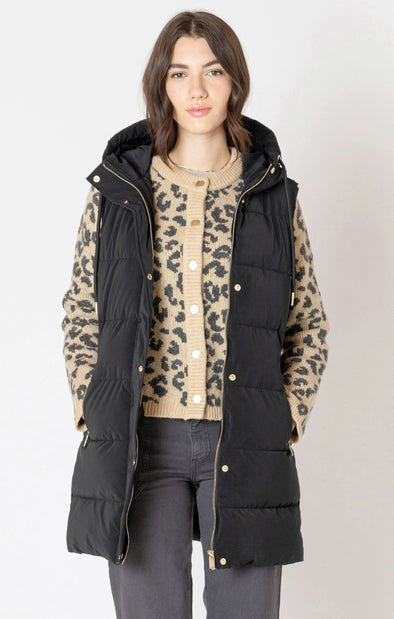The Luxe Layer Hooded Puffer Vest