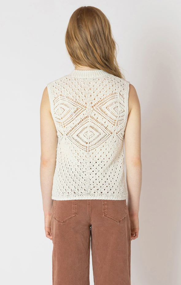 Patterned Pointelle Sweater
