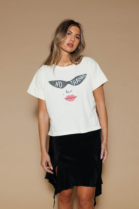 No Thanks Hi-Lo Tee