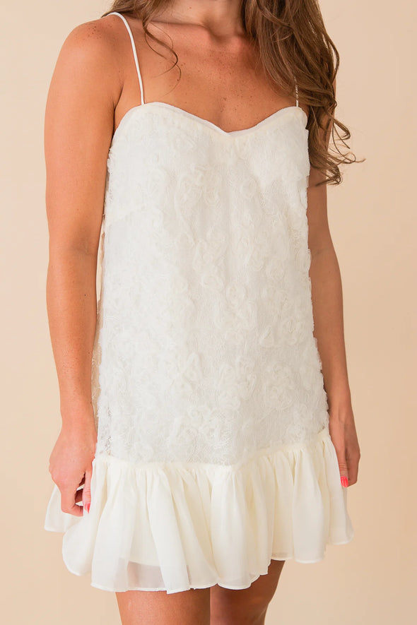 Sariah Lace Dress Ivory Ivy